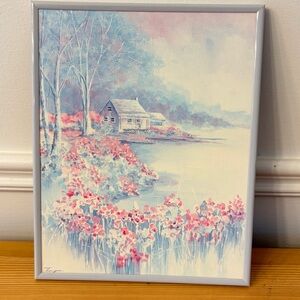 Vintage Handpainted Water Colour Painting